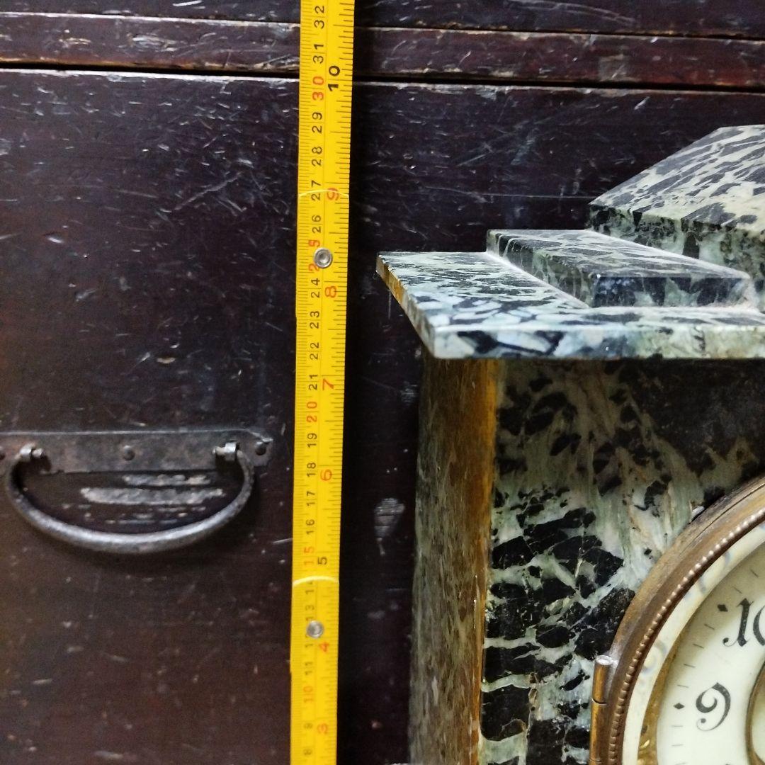 アンソニア置時計　USA製　大理石　アンティーク