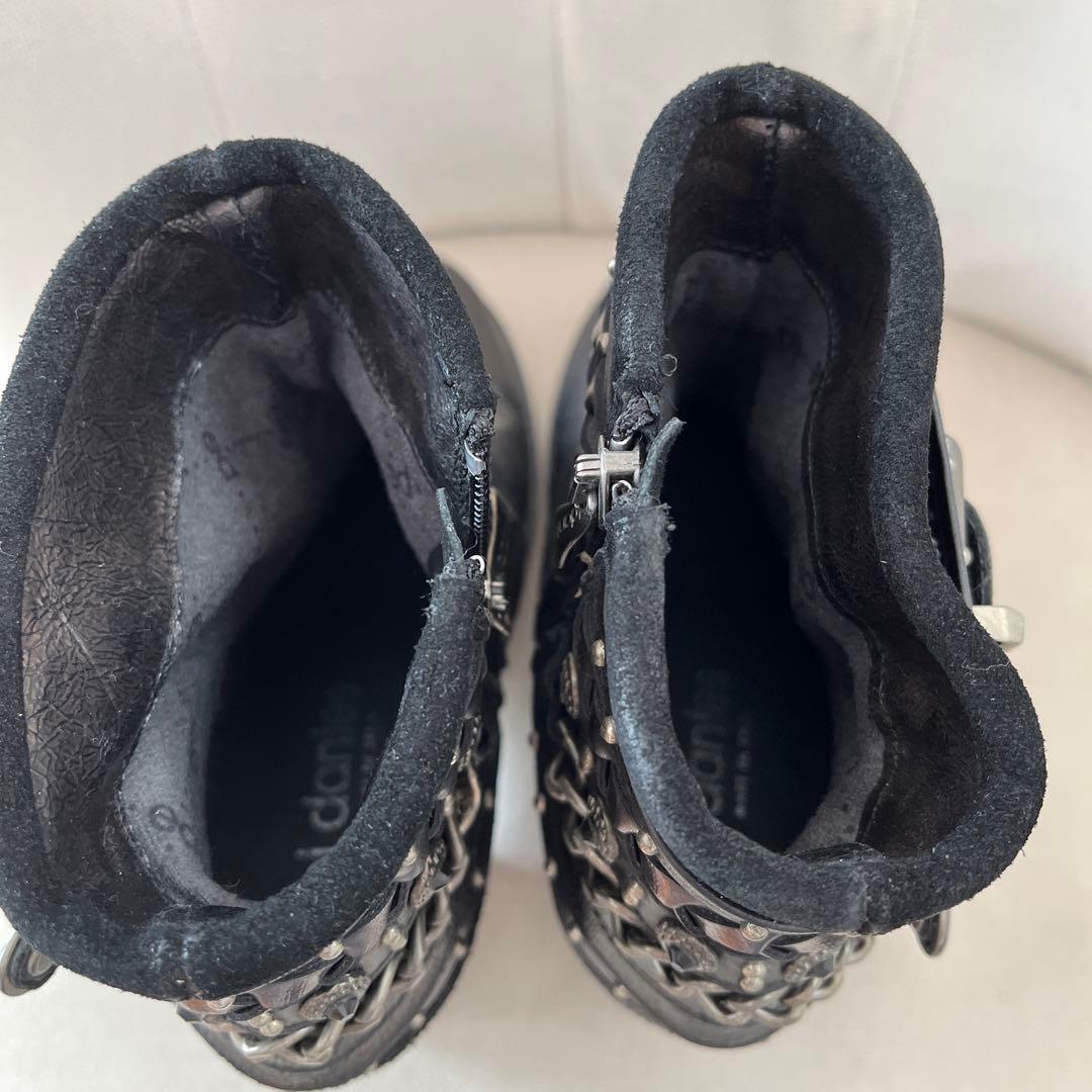 el dantes スペイン製 サイドジップ チェーン y2kフェアリーグランジ