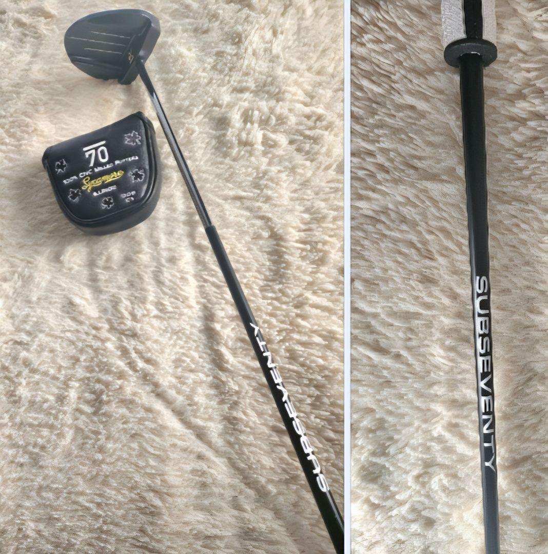 s*0様 美品　米国製　マレットパター　SUB70 シカモア　センターシャフト