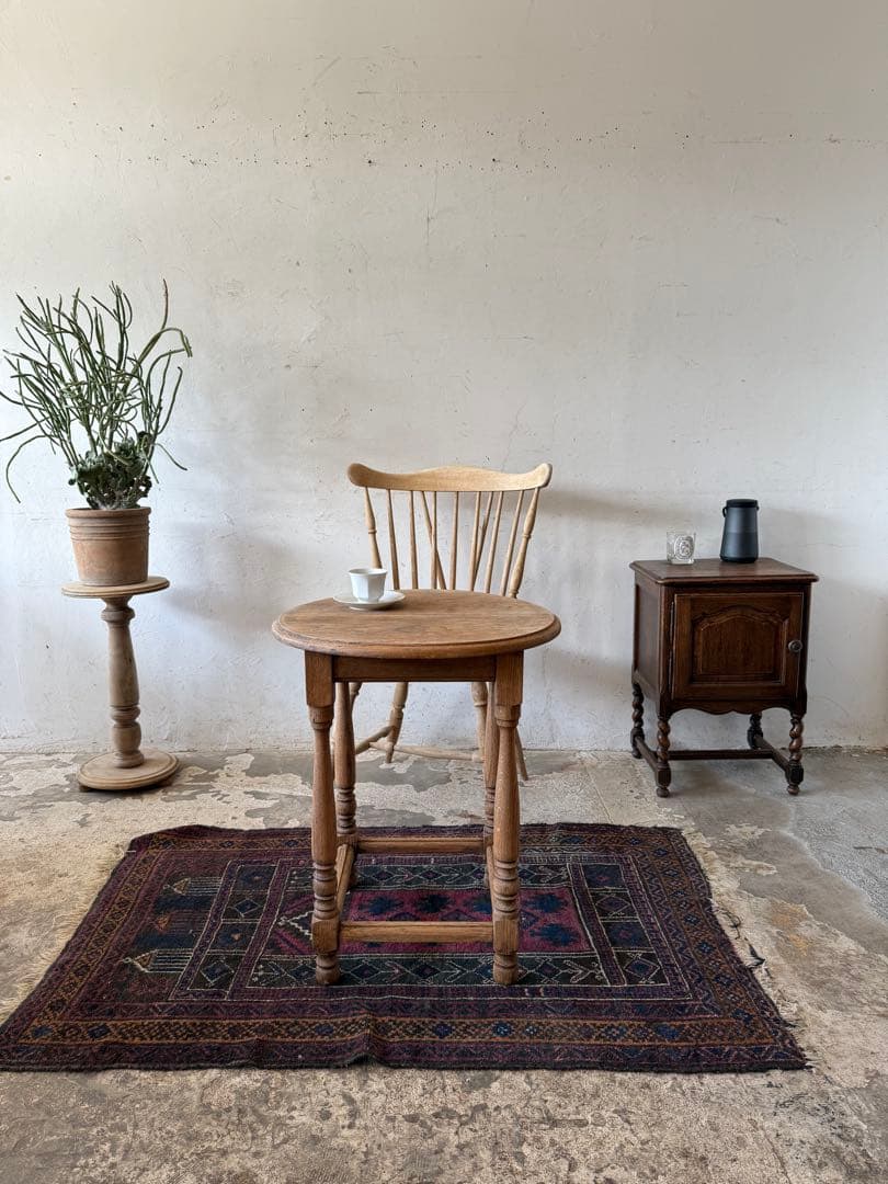 ビンテージ ラウンドコーヒーテーブル　ラウンドセンターテーブル