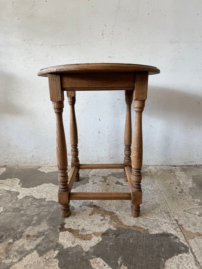 ビンテージ ラウンドコーヒーテーブル　ラウンドセンターテーブル