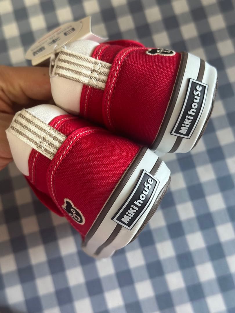 ミキハウス　ダブルビーDOUBLE_B ロゴキッズシューズ