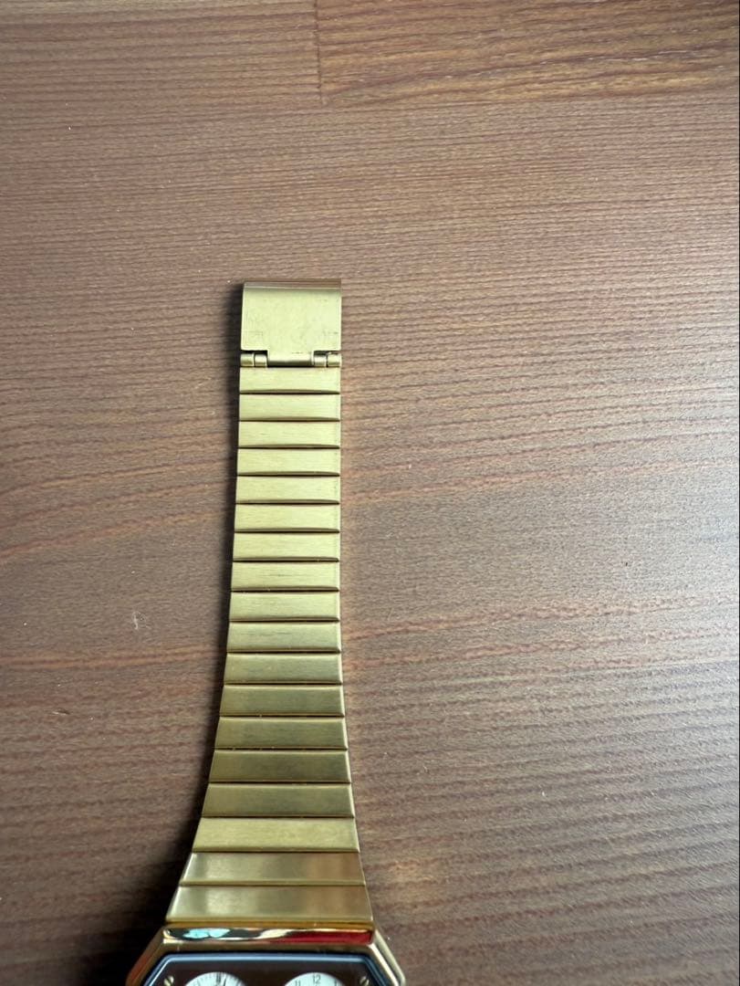 CITIZEN レコードレーベル アナデジ テンプ 腕時計 ゴールド