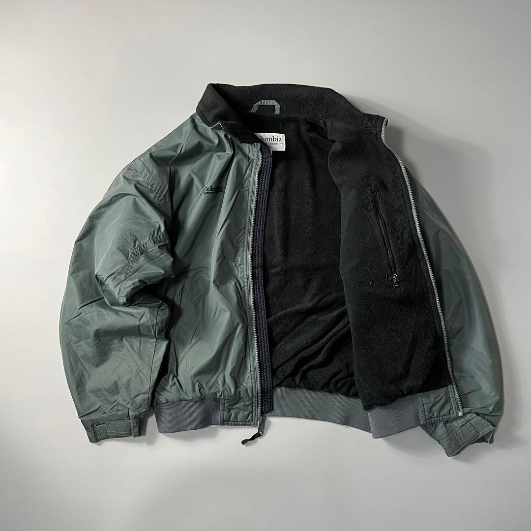90s〜00s コロンビア Columbiaナイロンブルゾン M セージグリーン