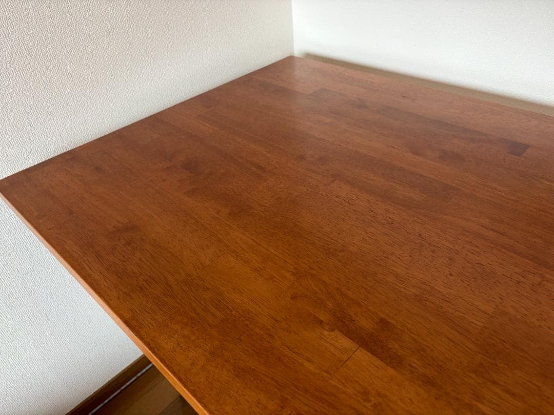 【美品】KANADEMONO THE TABLE ラバーウッドブラウン