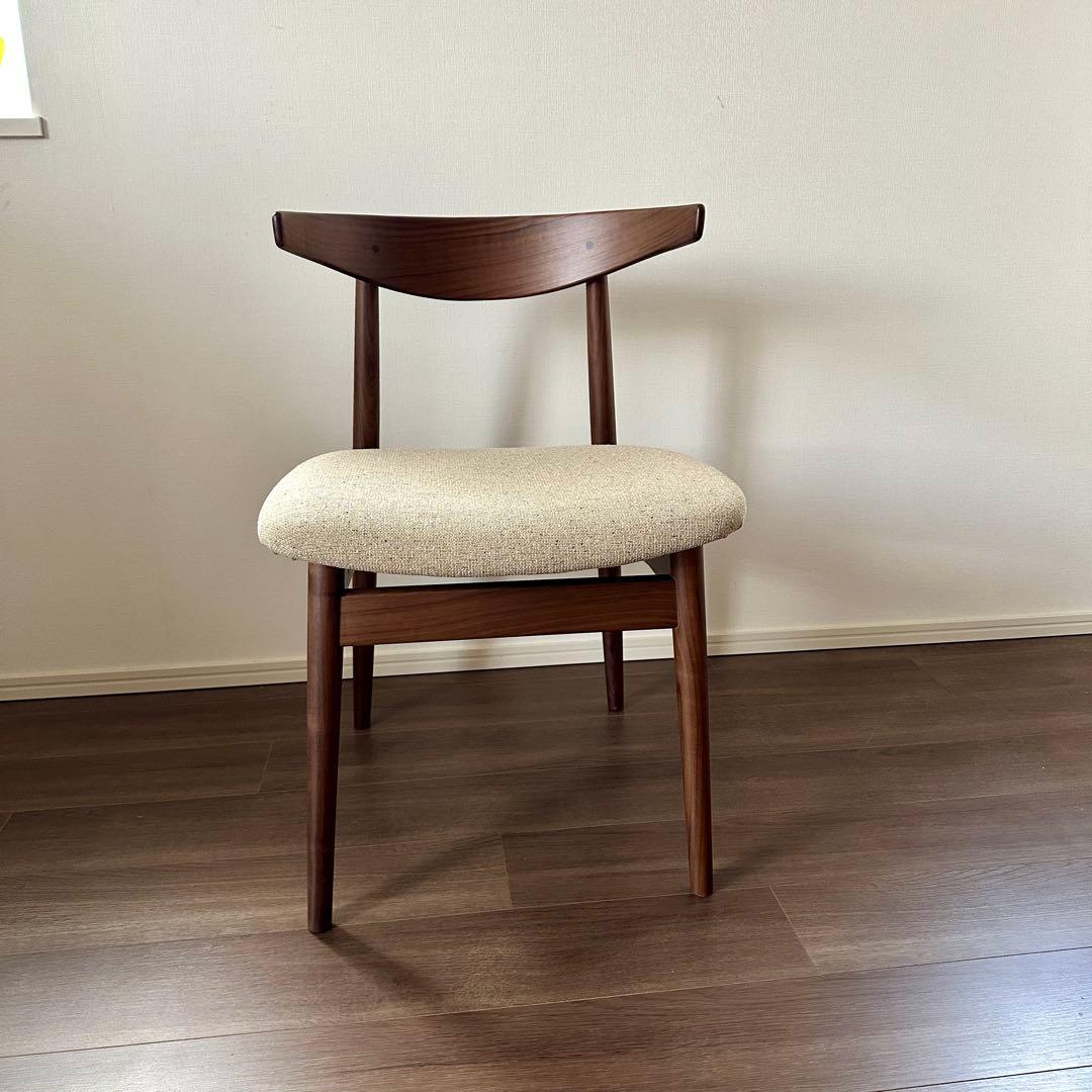 ダイニングチェア ウォールナット無垢 【辻製作所】アームチェア