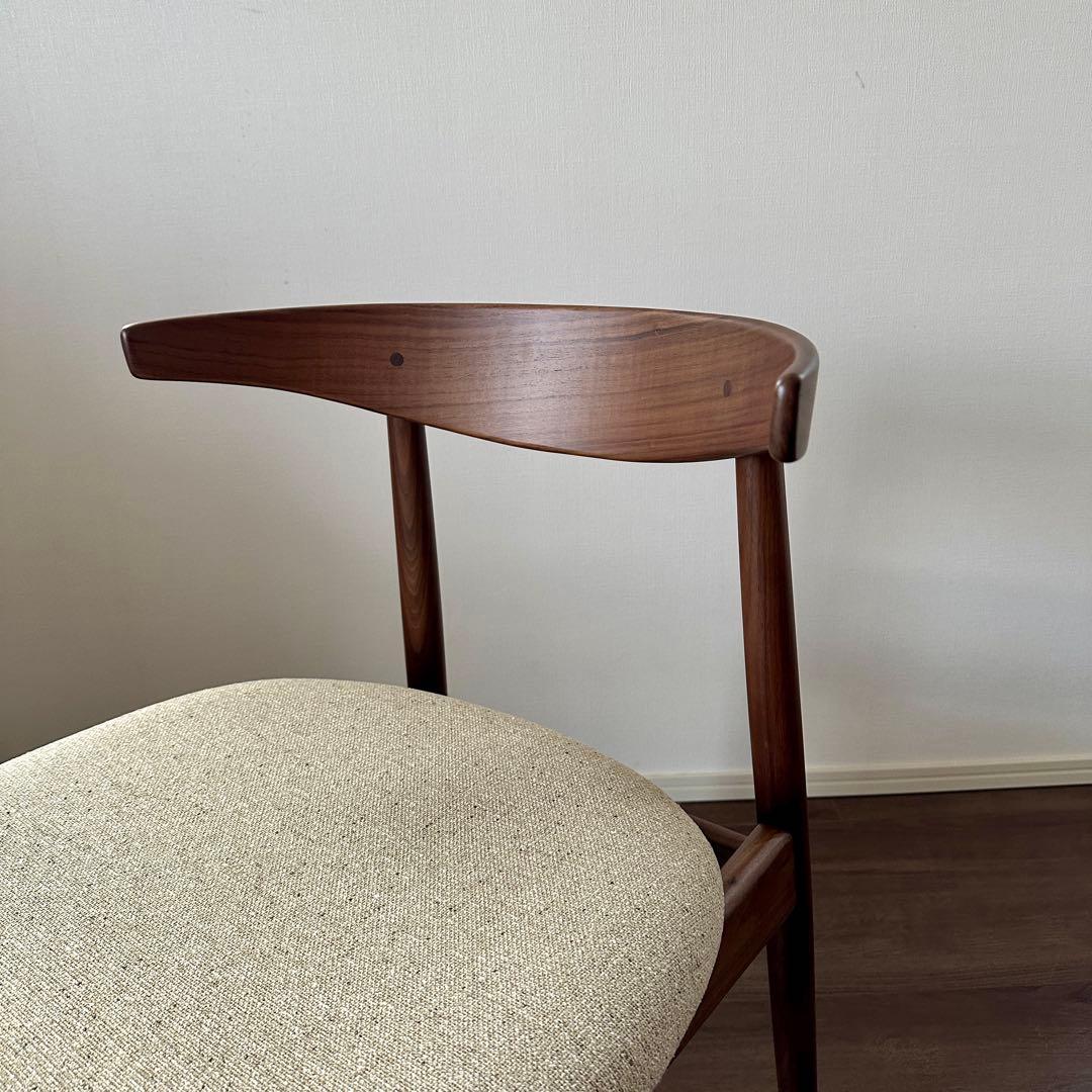 ダイニングチェア ウォールナット無垢 【辻製作所】アームチェア