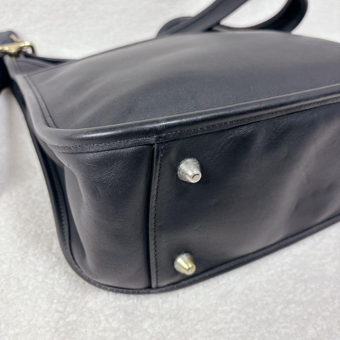 【希少　美品】OLD COACH ショルダーバッグ 9966 グラブタンレザー