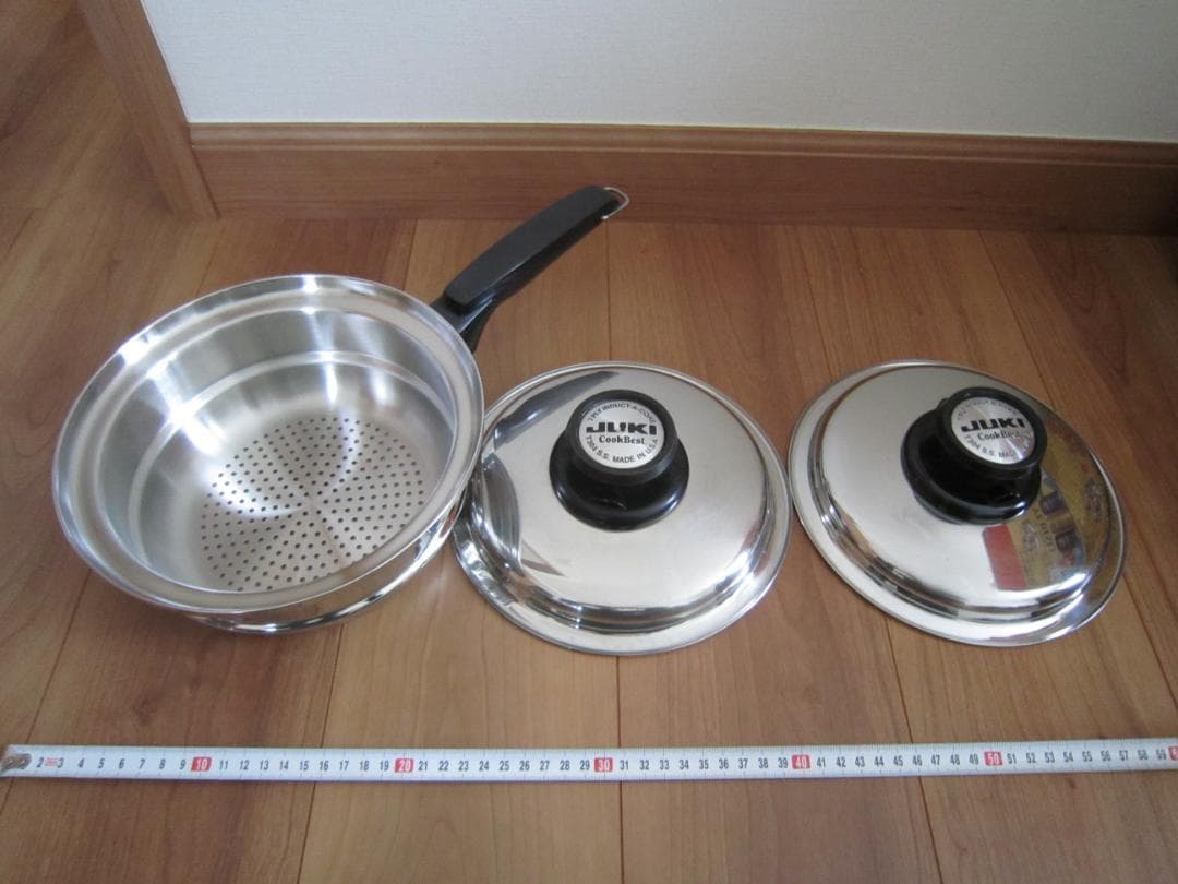 JUKI CookBest 鍋3点セット 蒸し器付き