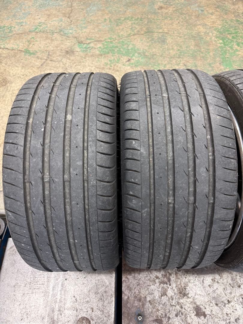 ワークユーロラインDH18インチ ホイールセット メッキ