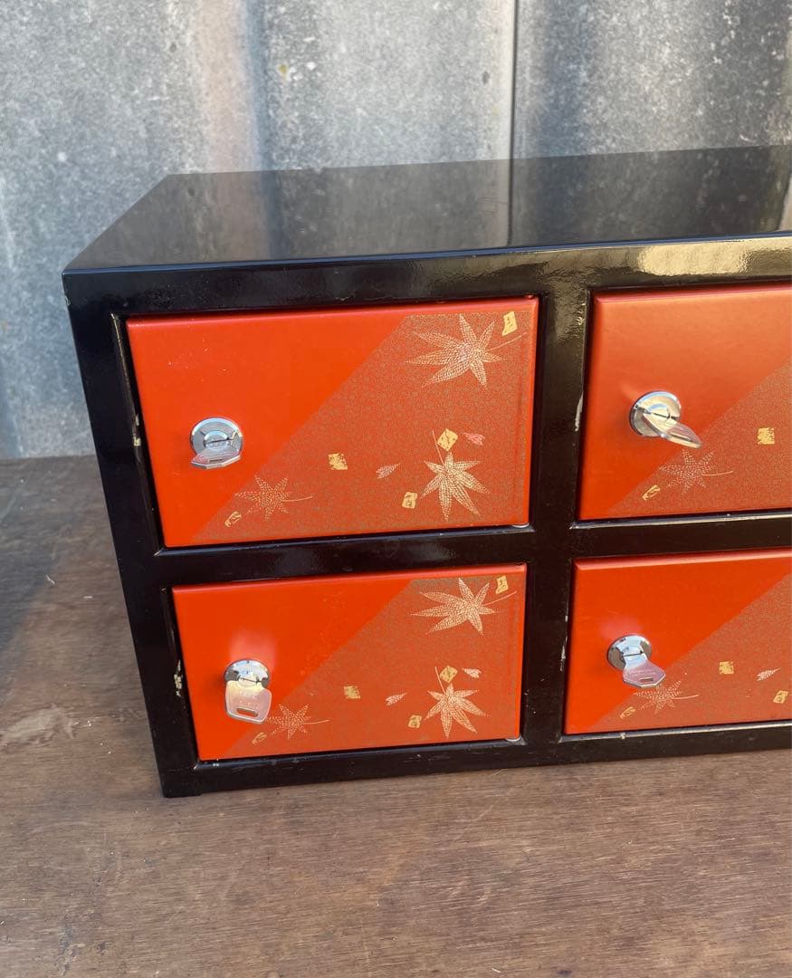 ビンテージ/スチール製/貴重品ロッカー/スチールロッカー/金庫/鍵付き/店舗什器