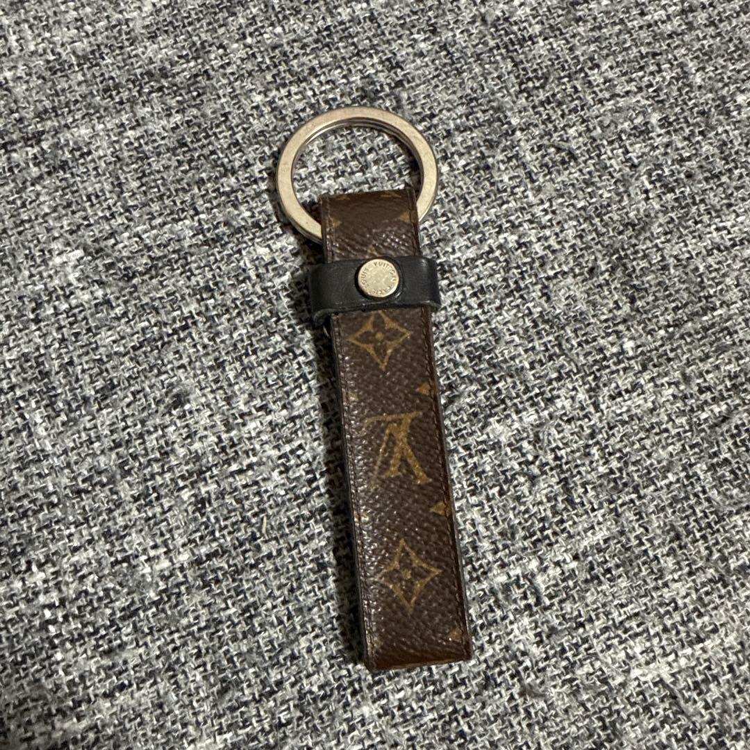 Louis Vuitton キーホルダー ブラウンレザー　キーリング