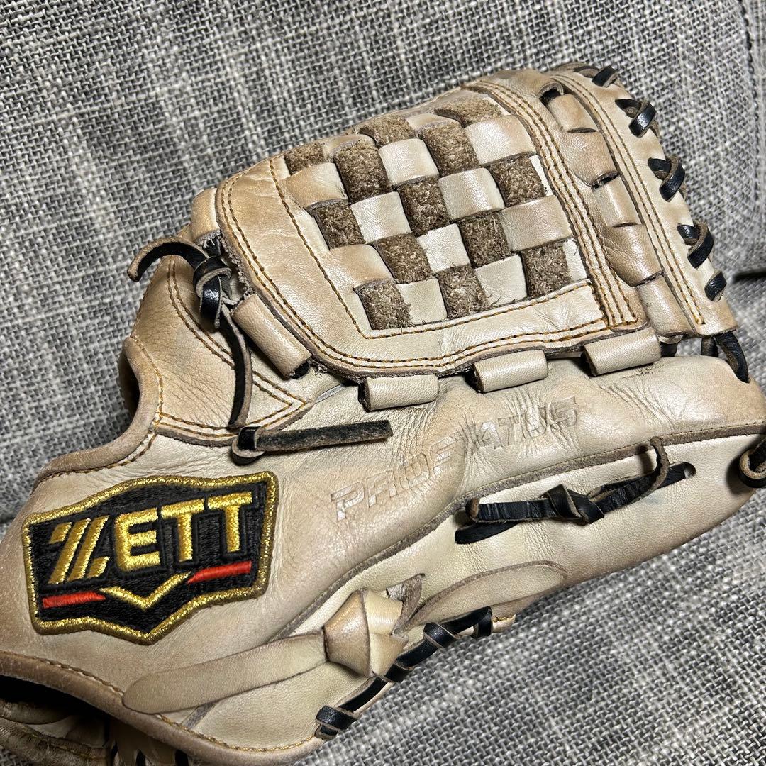 ZETT 軟式用グローブ ベージュ 源田モデル 内野用