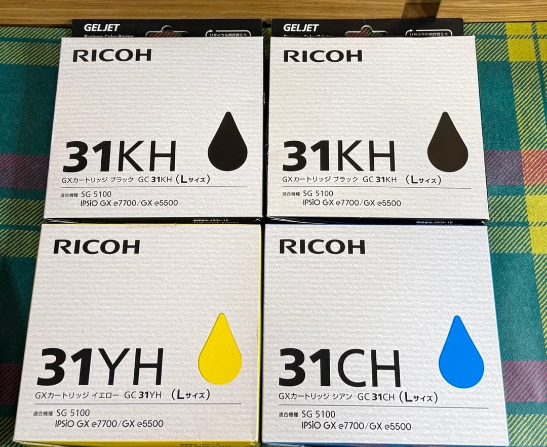 RICOH GC31 (KH YH CH) Lサイズ まとめ売りリコー