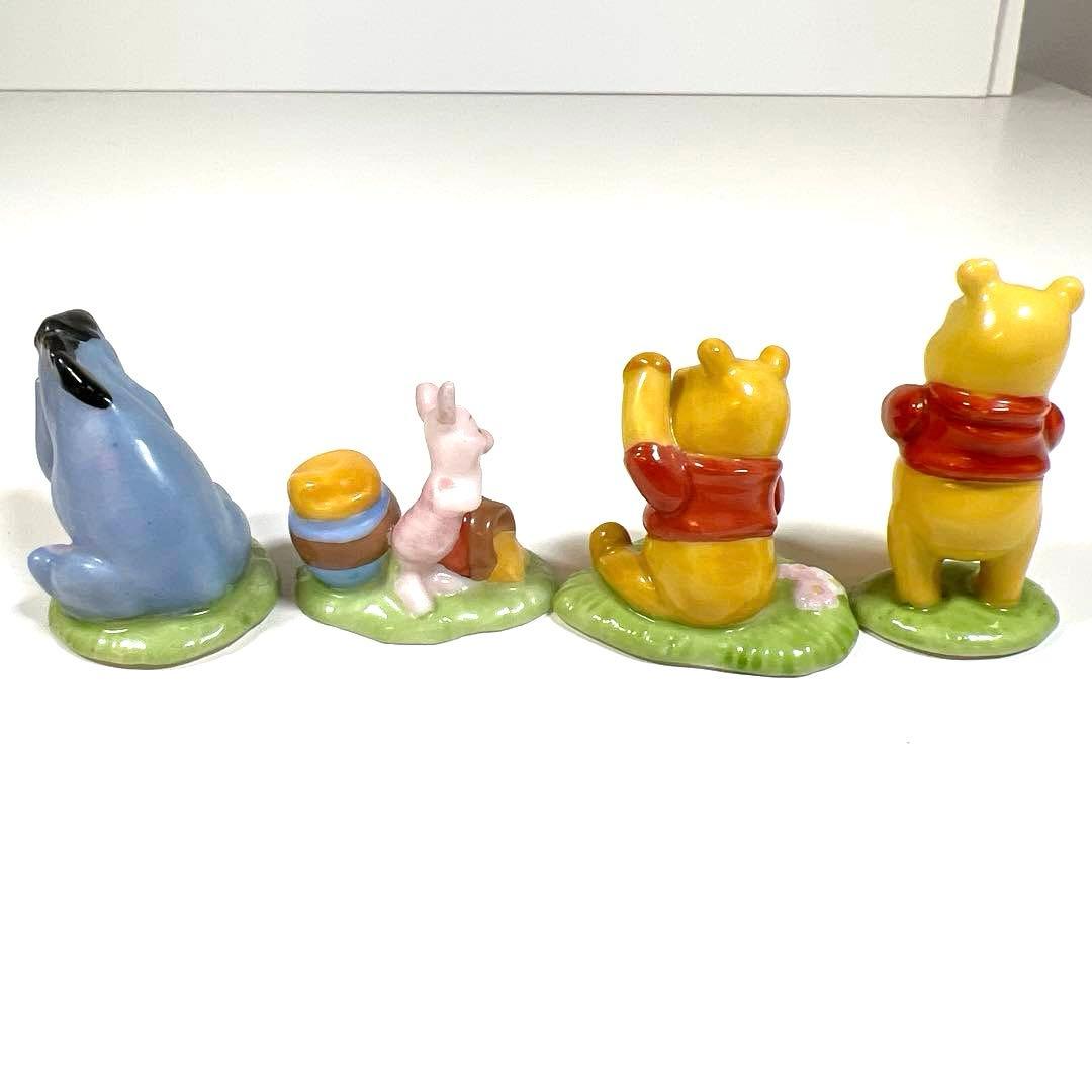 千趣会　ベルメゾン　くまのプーさん 陶器製 置物 ミニチュア フィギュア