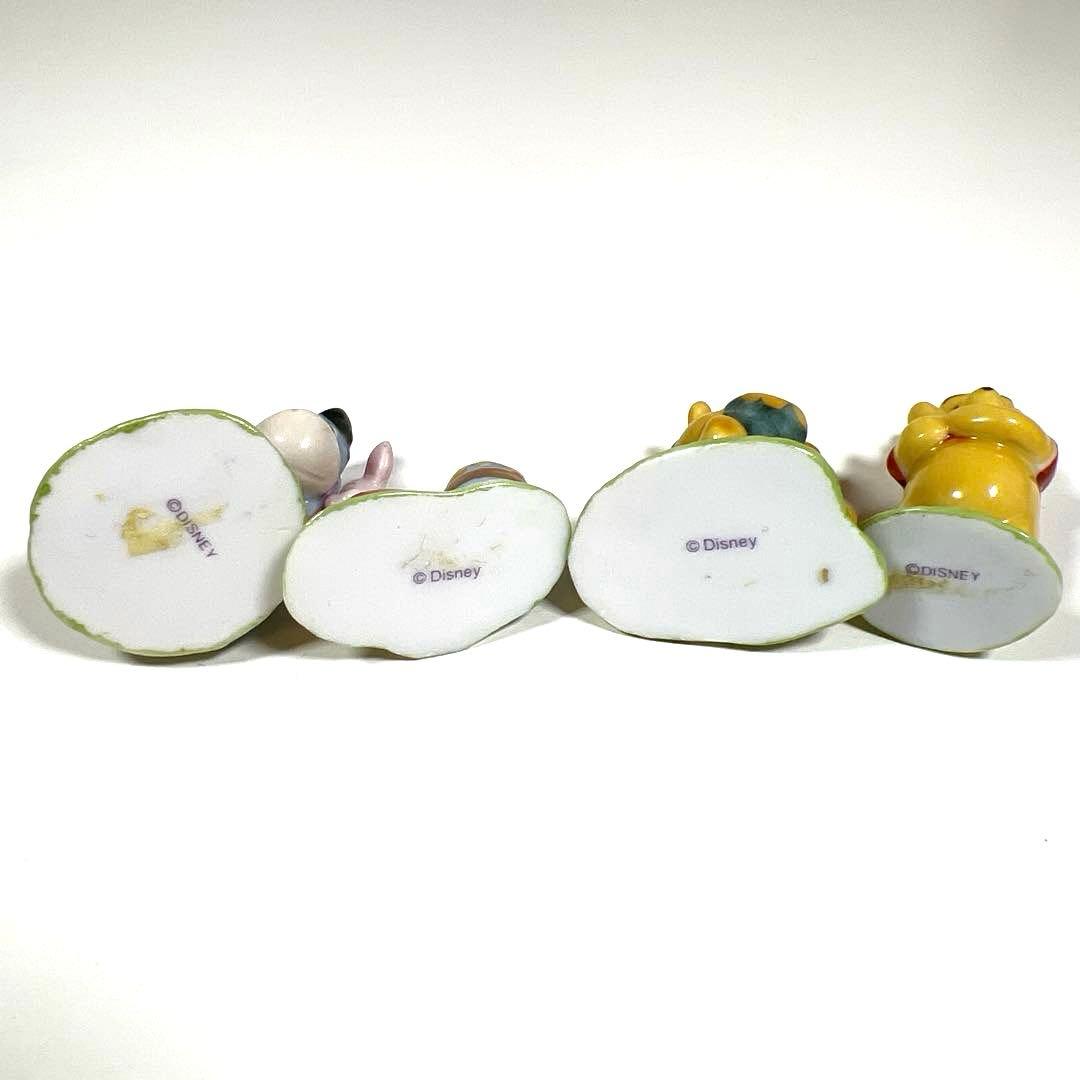 千趣会　ベルメゾン　くまのプーさん 陶器製 置物 ミニチュア フィギュア