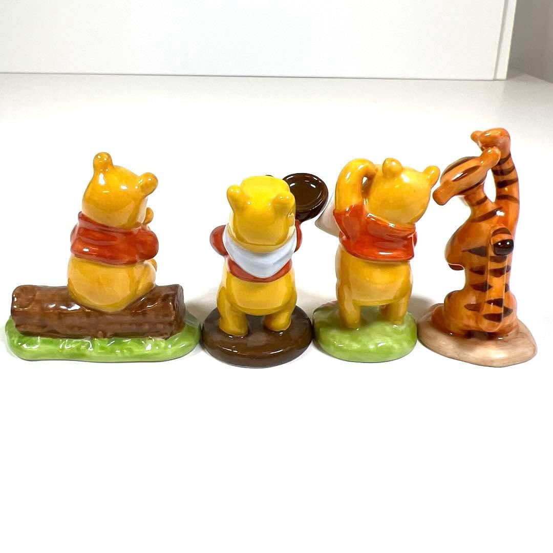 千趣会　ベルメゾン　くまのプーさん 陶器製 置物 ミニチュア フィギュア