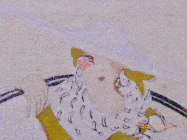 ペルドリアットによるバレー鳥商人の衣装デザインスケッチ エッチングに手彩色