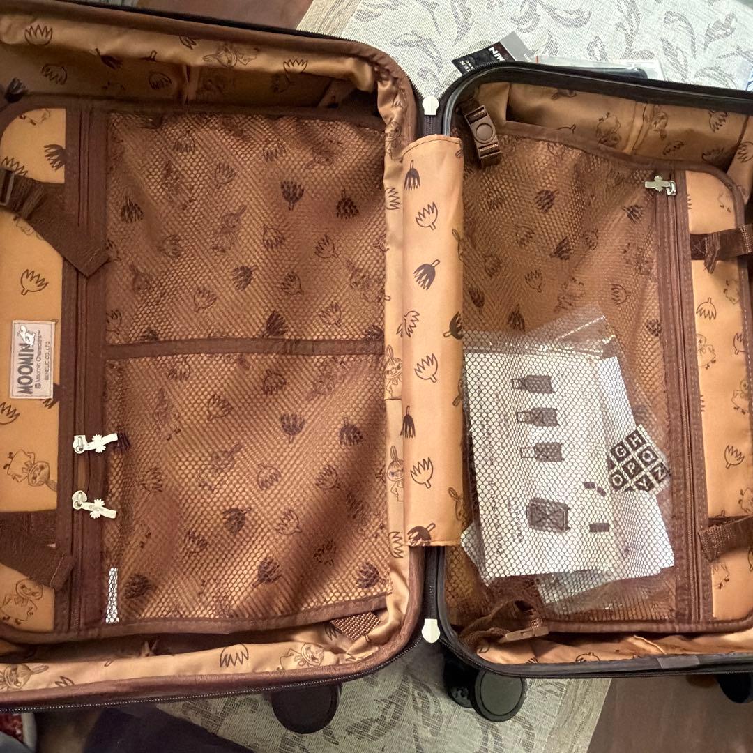 新品 ムーミン スーツケース サイズ S 36L （43）サーカス柄　赤