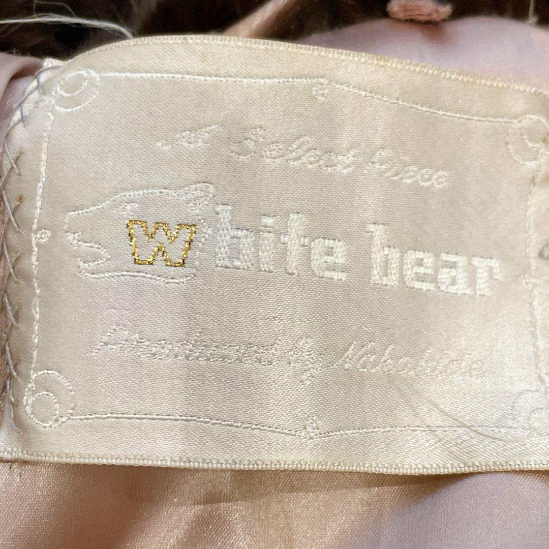 巻き毛ラム×ラビット ケープコート グレー×ブラウン リアルファー 裏地難あり