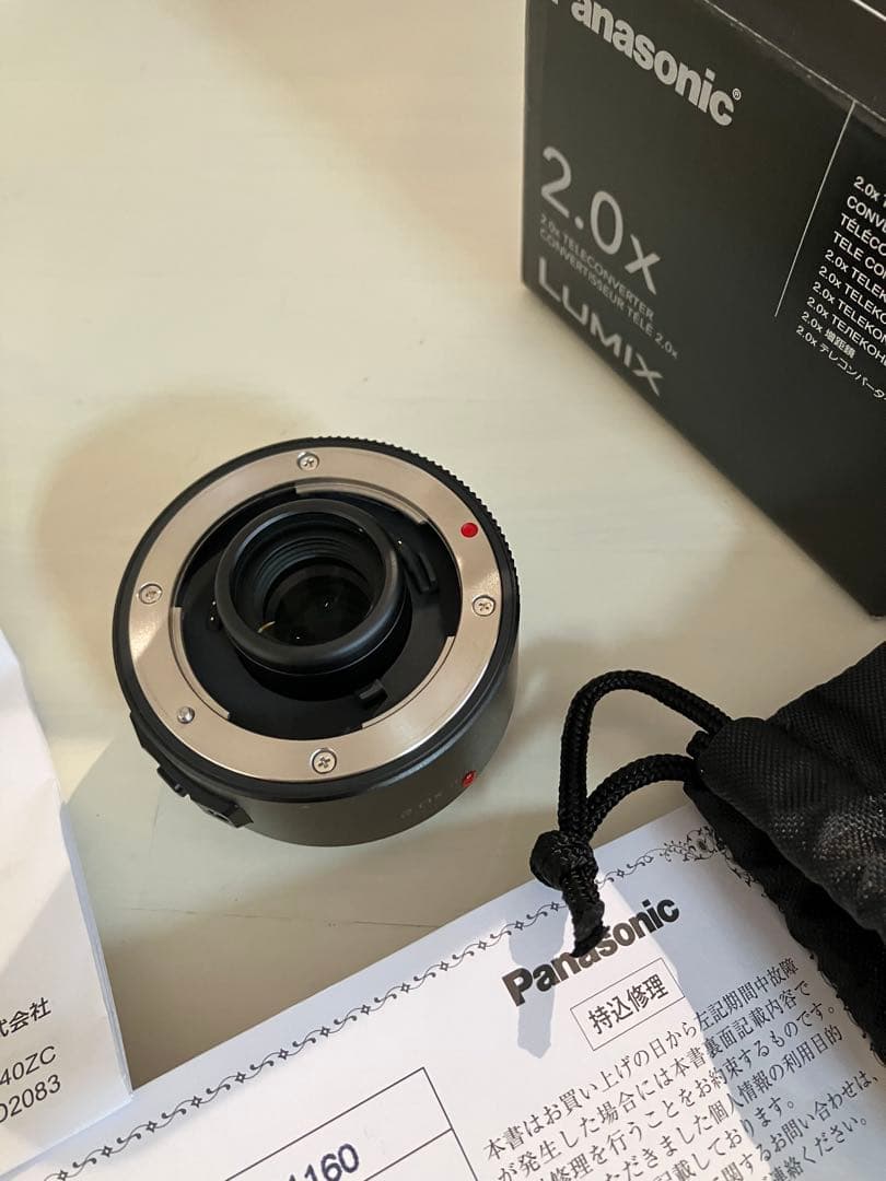 【中古品】Panasonic DMW-TC20 2.0x テレコンバーター