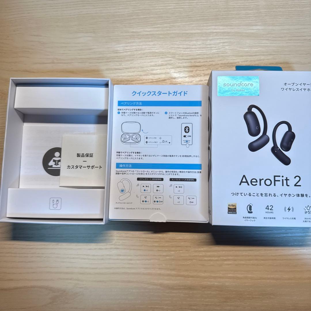 Anker Soundcore AeroFit 2 ワイヤレスイヤホン