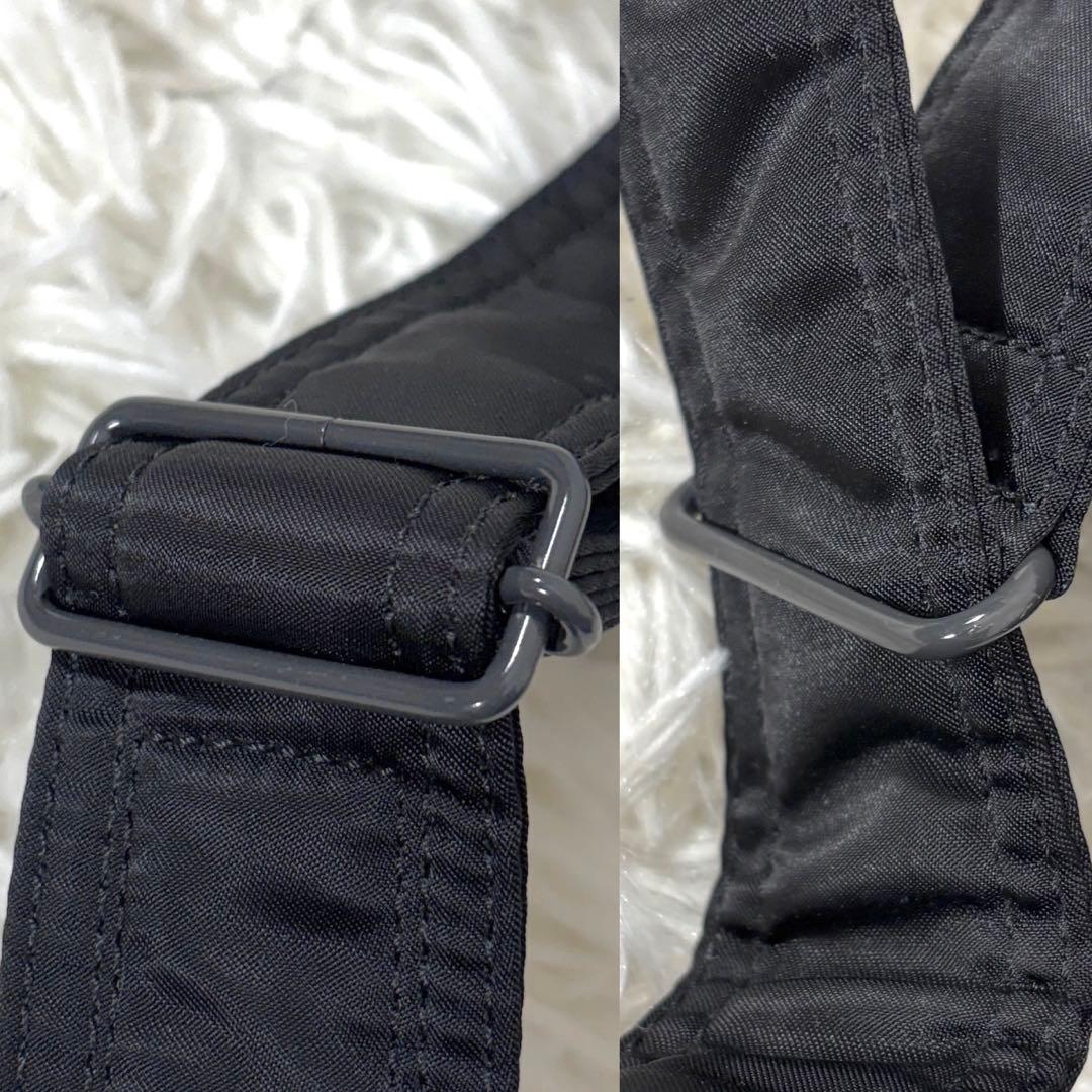 【美品】 PORTER ポーター タンカー ショルダーバッグ 2層 ブラック