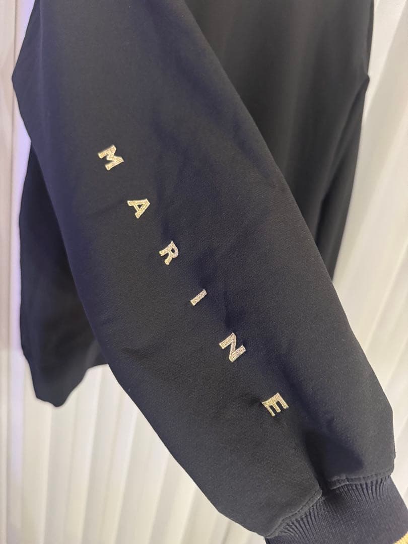 完売品 ムータマリンゴルフ 裏起毛クルーネックプルオーバー