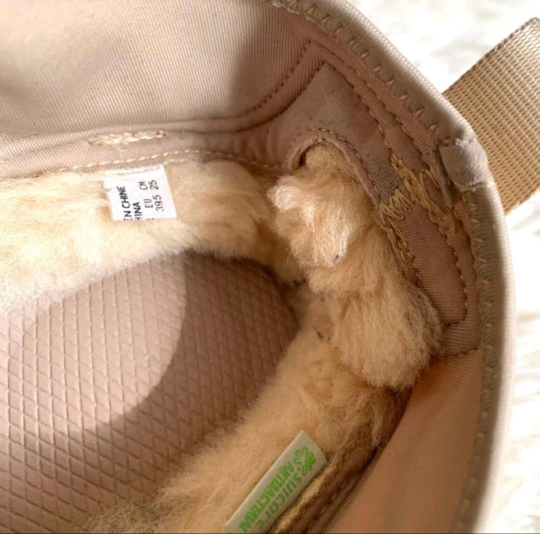 なおぼう様SUICOKEスイコック ムートン スリッポン サボ25cm