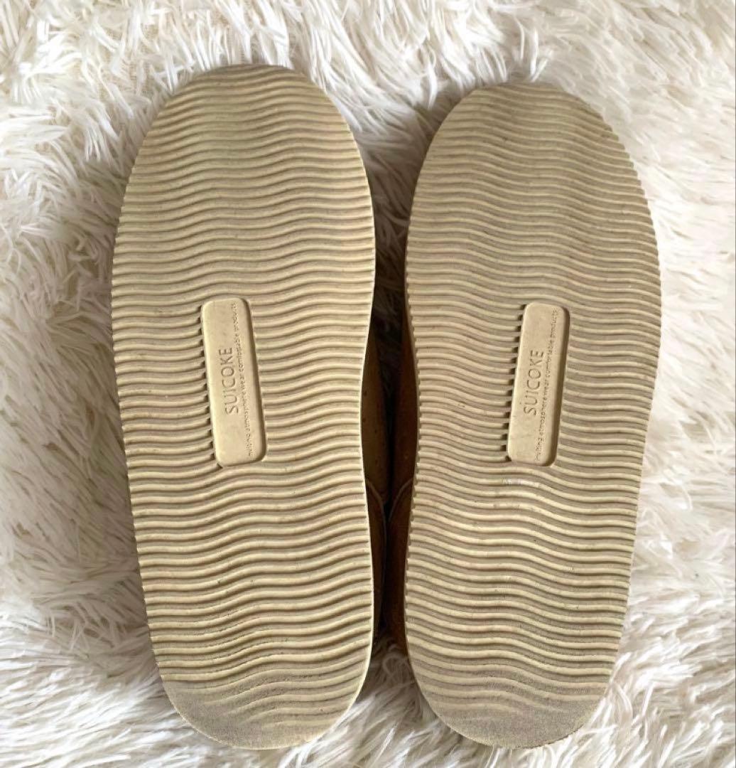 なおぼう様SUICOKEスイコック ムートン スリッポン サボ25cm
