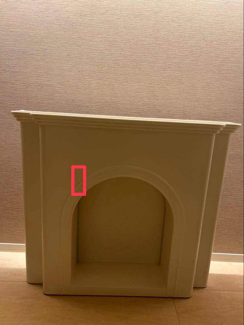 フレンチアーチマントルピース　収納 完成品 ラック オープンラック