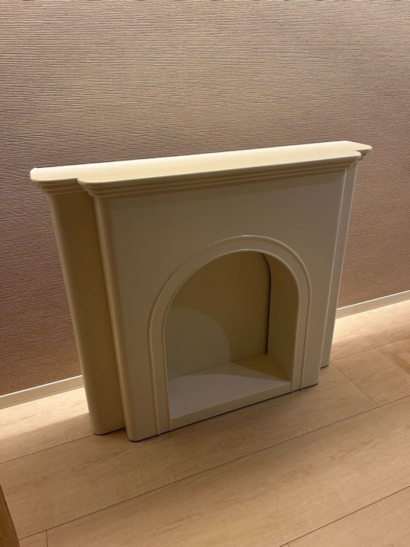 フレンチアーチマントルピース　収納 完成品 ラック オープンラック