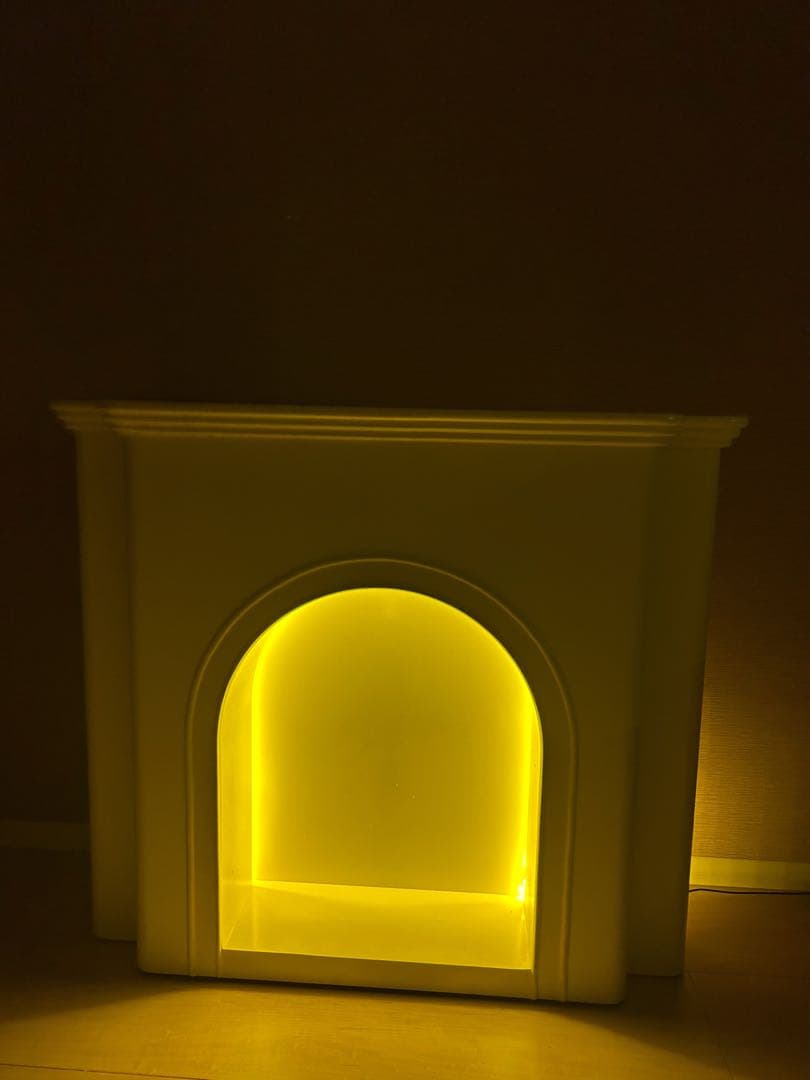 フレンチアーチマントルピース　収納 完成品 ラック オープンラック