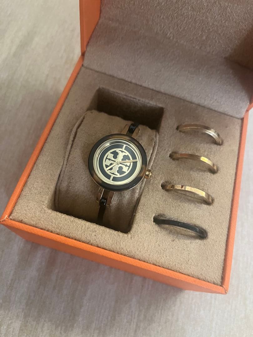 Tory Burch 時計セット ブラック ゴールド