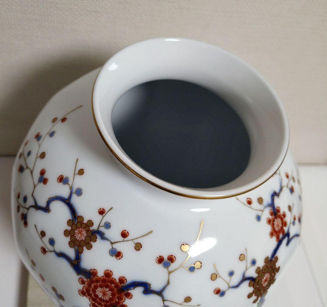 有田焼　花瓶　宮内庁御用達　深川製磁　木箱