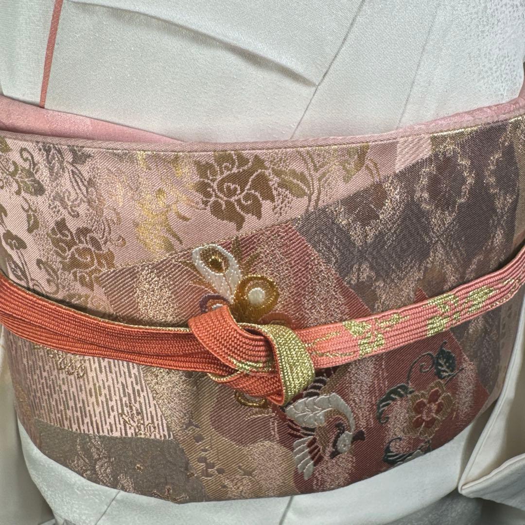 2597★格調上位　古典有職文様★訪問着セット★正絹長襦袢付き★6点セット★