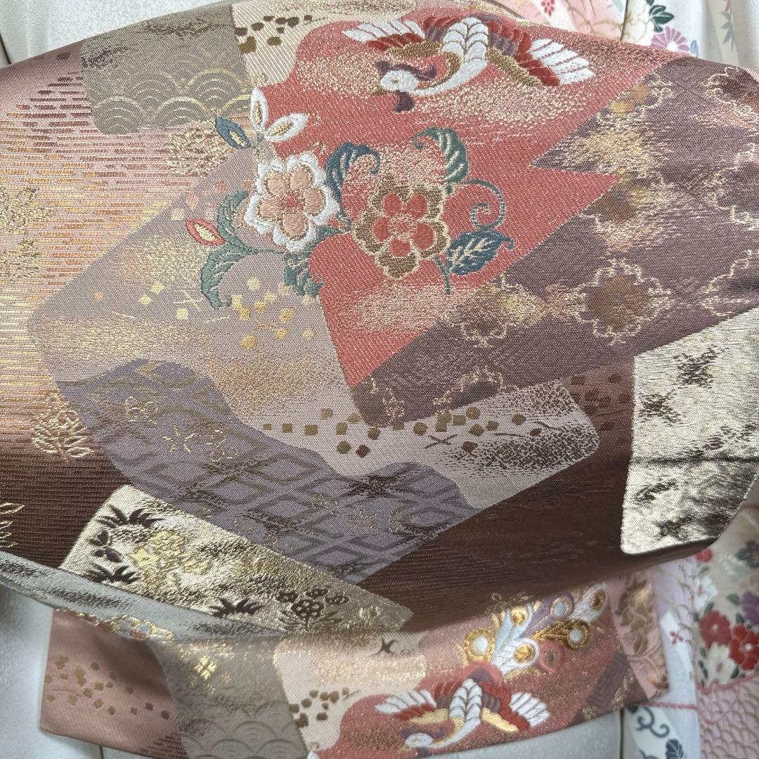 2597★格調上位　古典有職文様★訪問着セット★正絹長襦袢付き★6点セット★