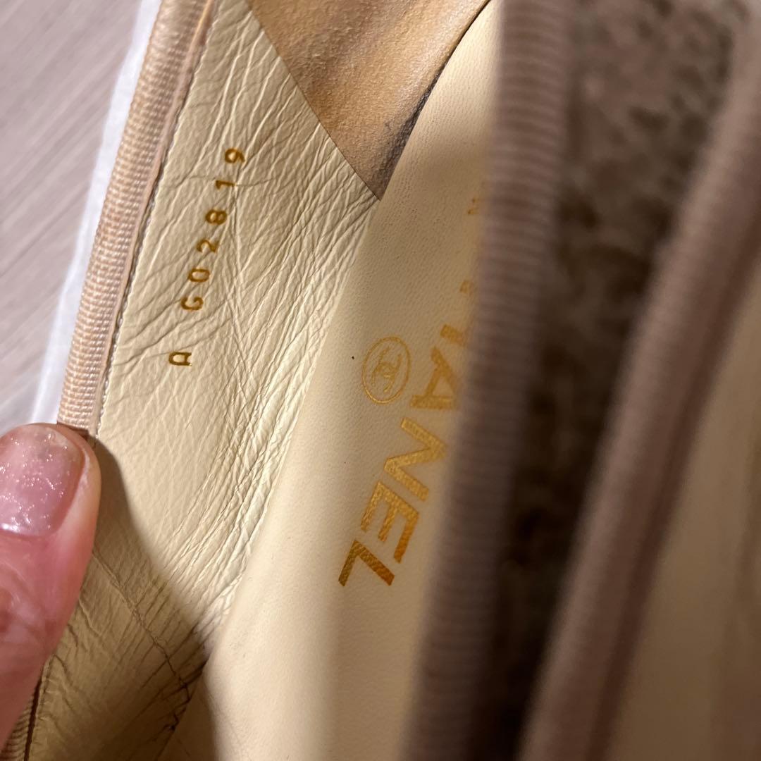 CHANEL シャネル　ツイードバレエシューズ 37サイズ