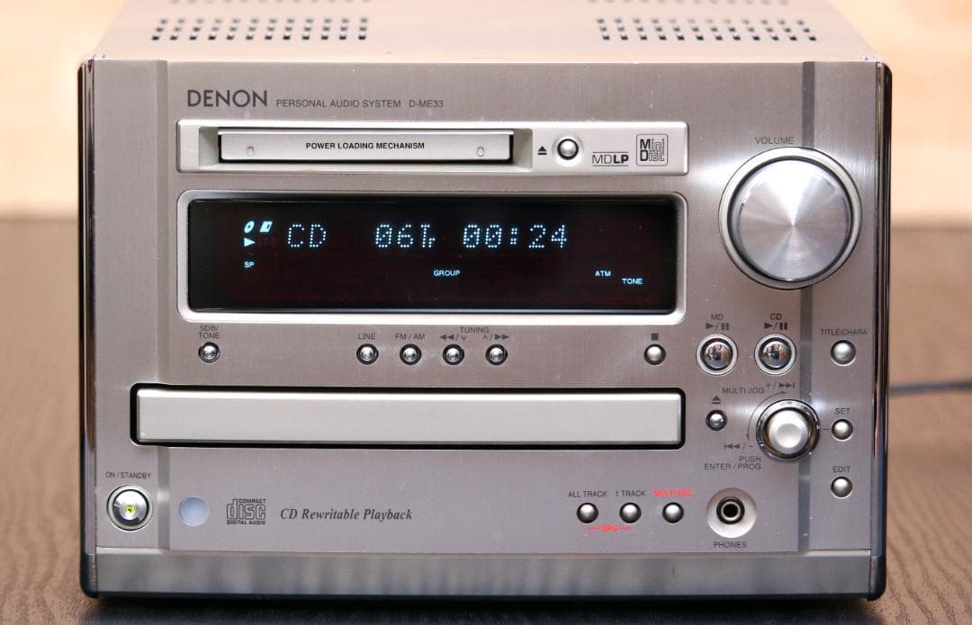 DENON D-ME33 CD/MD/TUNER/AMP　ミニコンポ 　美品