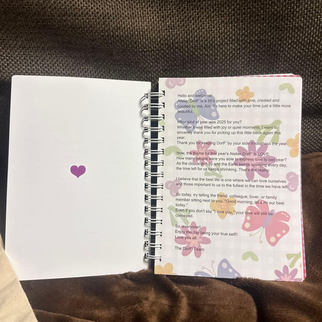 Atelier Dorf 2026 Diary 限定の巾着付き