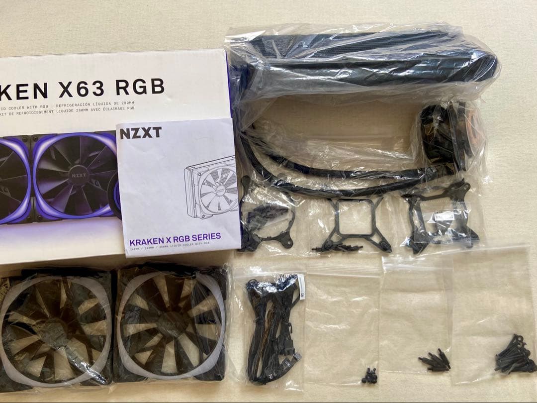 NZXT KRAKEN X63 RGB 280mm 簡易水冷クーラー