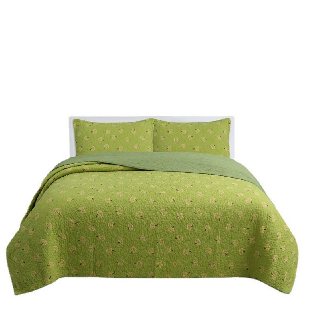 キルトベッドカバー3点セット綿マルチカバー キルティング 223