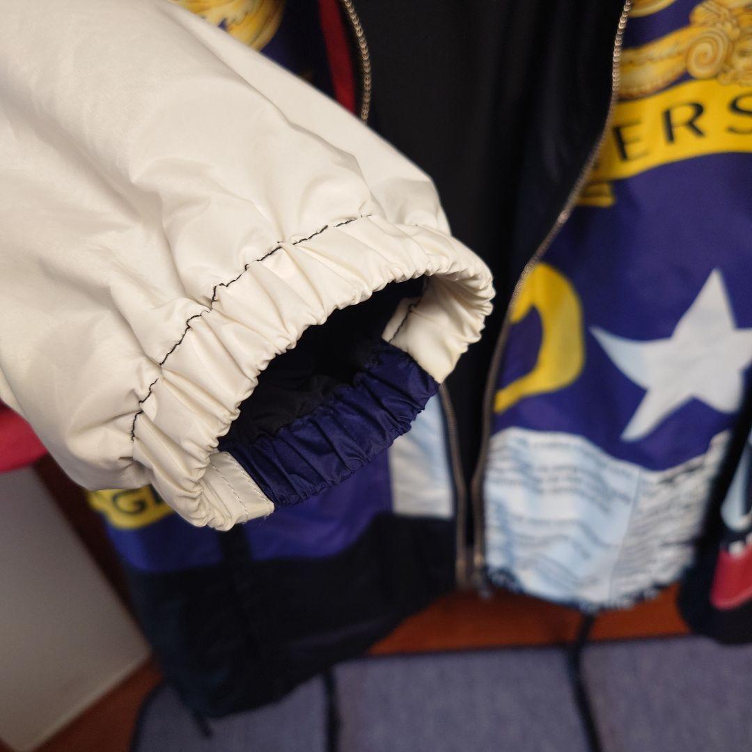 ジャケット・アウター Medusa Silk Blend Hooded Nylon Jacket