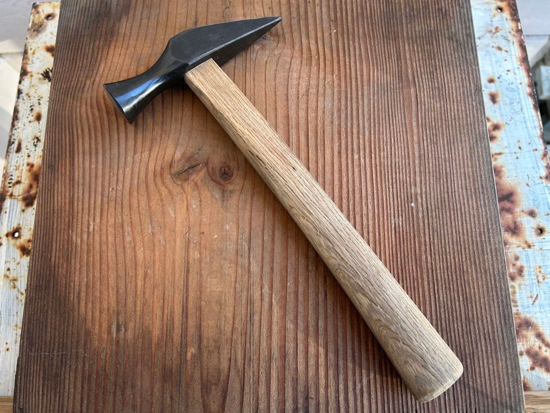 白樫反り柄　舟手玄翁