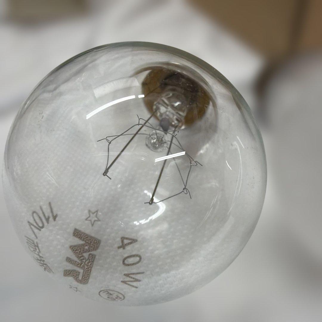 耐振艶消　白熱電球 110V 40W 25個セット4箱と17個計117ケ