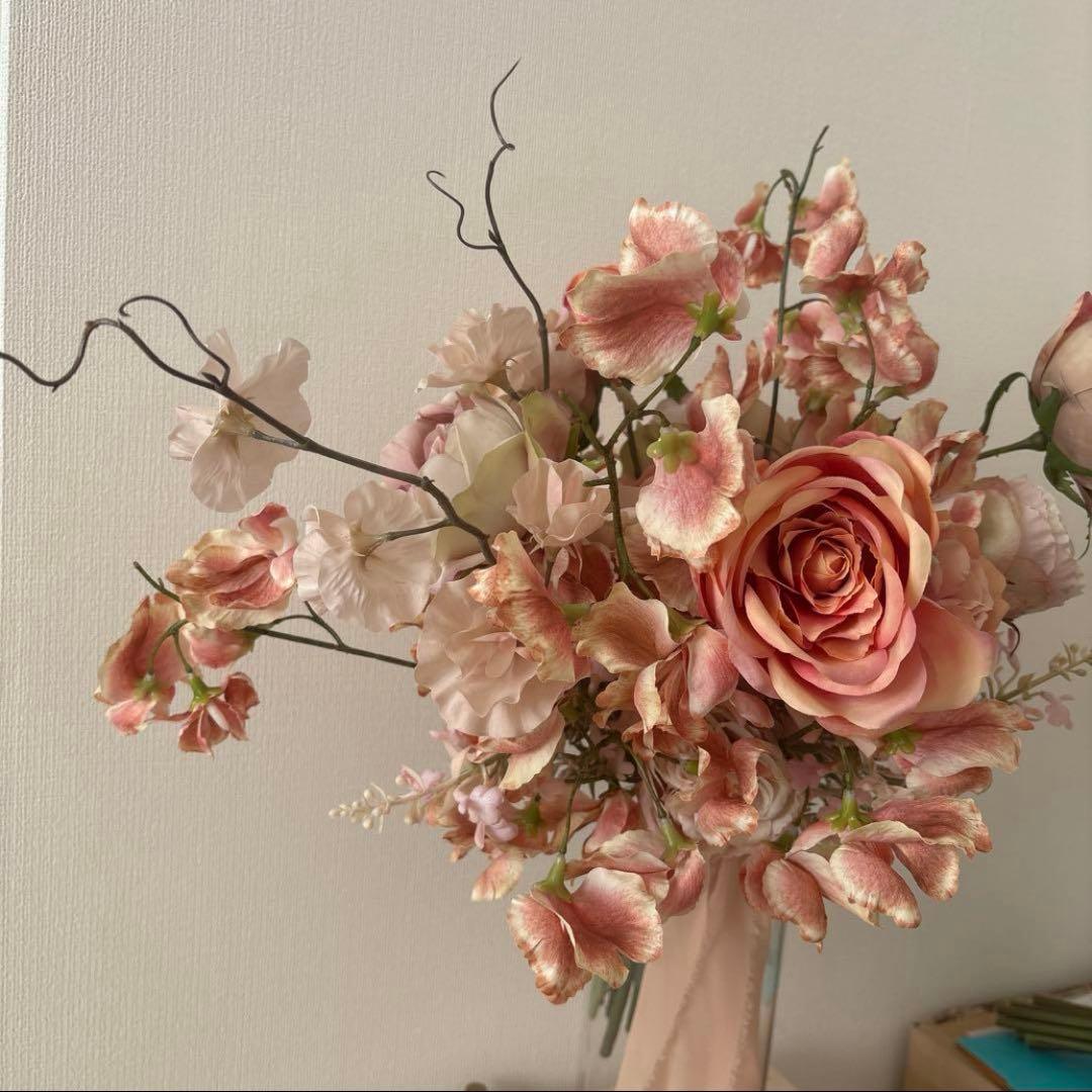 アーティシャルフラワー　ブーケ　ブートニア