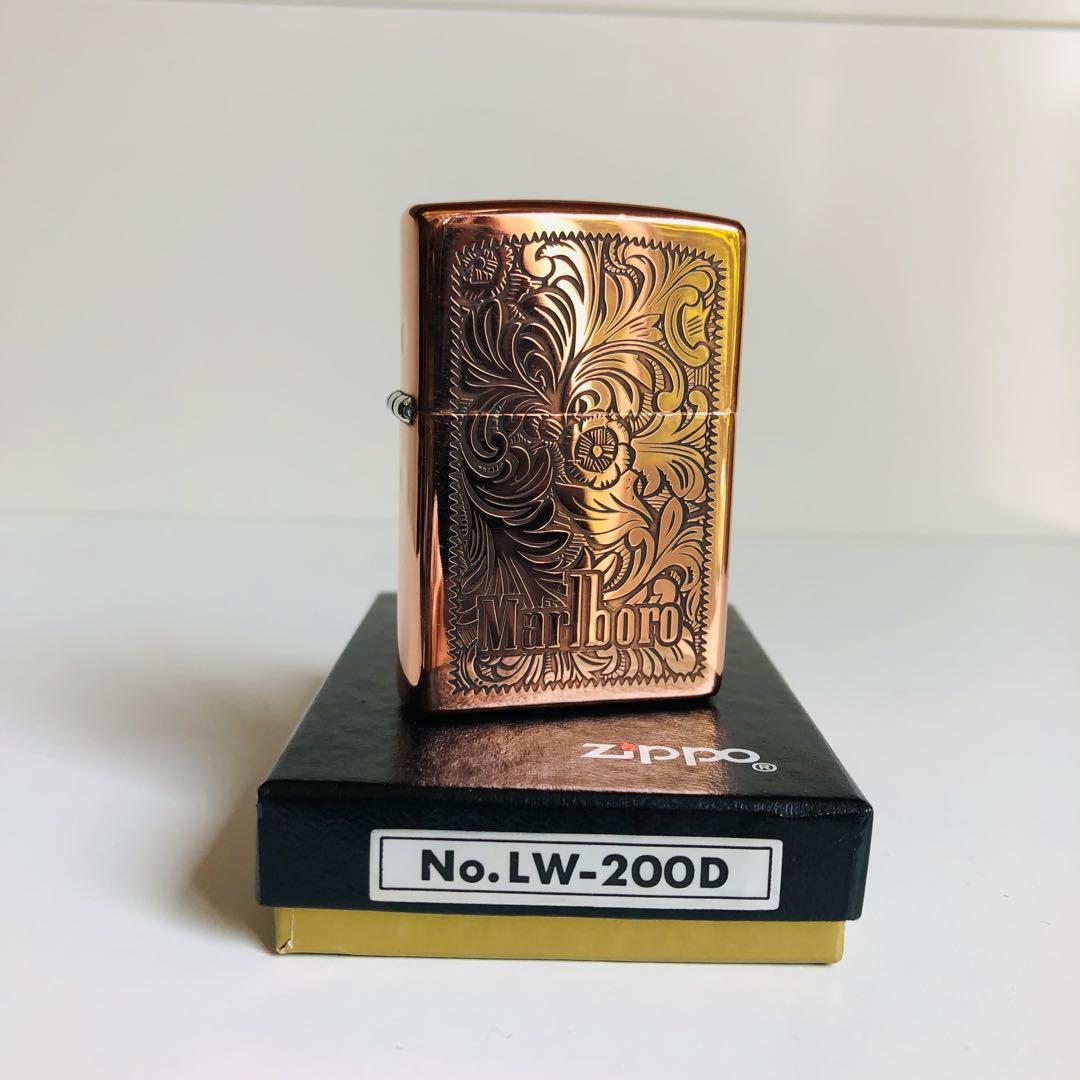 超レア未使用 に近いソリッドカッパー マルボロCOPPER ZIPPO