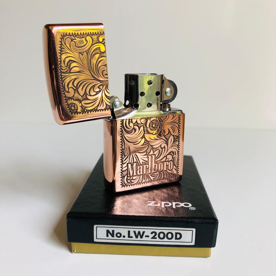 超レア未使用 に近いソリッドカッパー マルボロCOPPER ZIPPO
