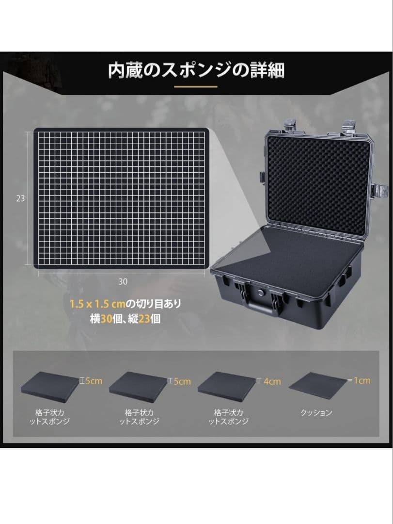 【期間限定】再値下げ‼️Lykus ライカス 防水 ハードケース HC-5020