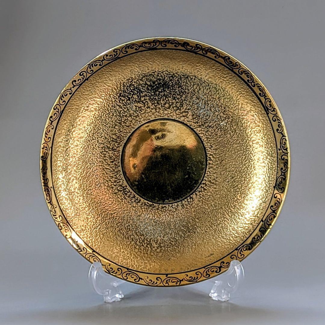 オールドニッポン 大銘品! 金彩エッチング クサラシ技法 カップ＆ソーサー